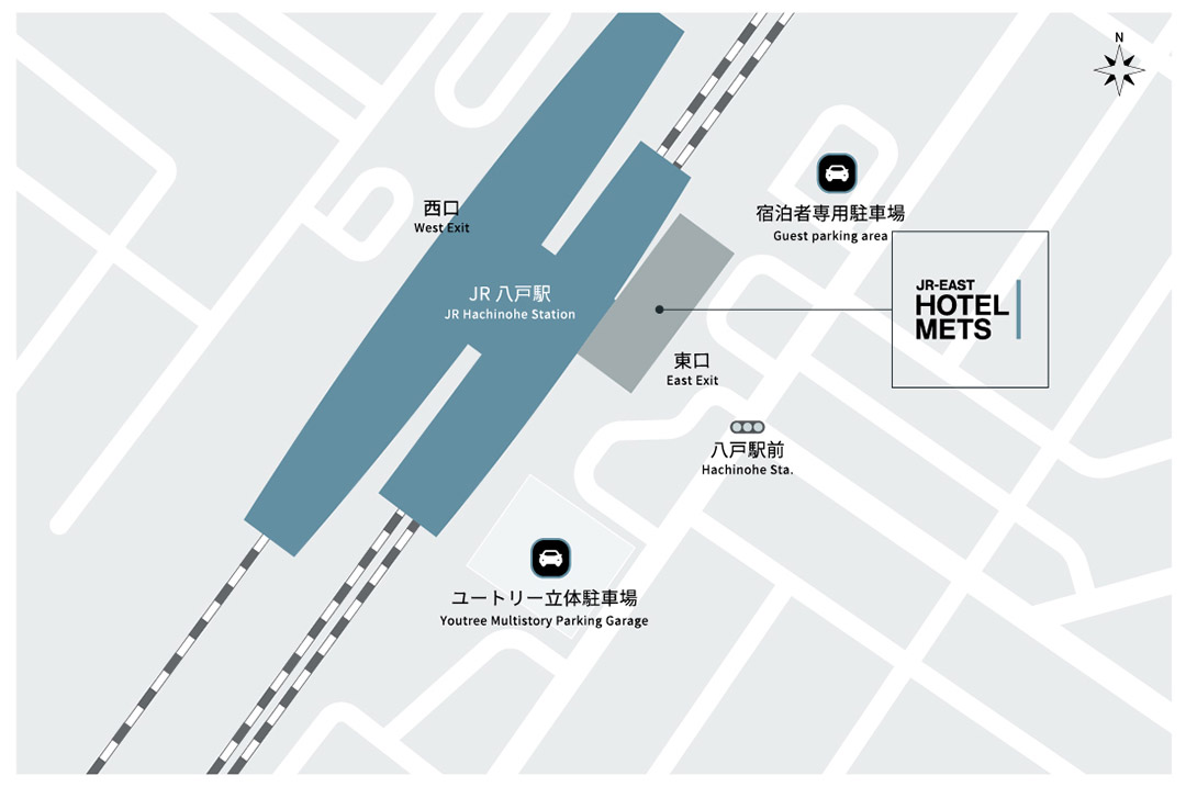 Access from JR HACHINOHE Station