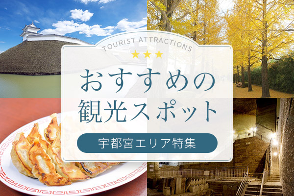 おすすめの観光スポット宇都宮エリア特集