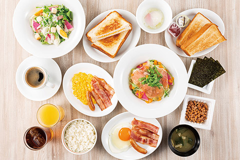 Breakfast included - menu at adjacent Denny's - Picture of JR-East Hotel  Mets Komagome - Tripadvisor