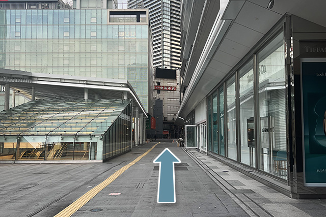 3.Go straight until you reach the end of the street (MORE'S is on the left).
